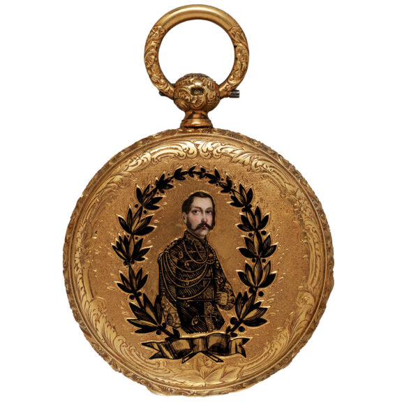 Swiss gold and enamel Imperial presentation watch Circa 1860-1870 Swiss gold and enamel Imperial presentation watch Circa 1860-1870