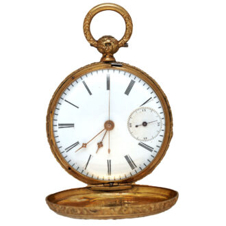 Swiss gold and enamel Imperial presentation watch Circa 1860-1870