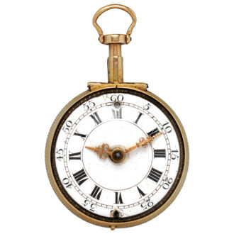 English gold repeating pair cased pocket watch Circa 1765.
