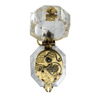 French rock crystal single-handed verge pendant watch Circa 1570