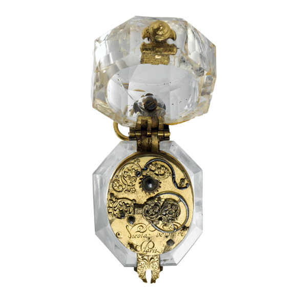 French rock crystal single-handed verge pendant watch Circa 1570 French rock crystal single-handed verge pendant watch Circa 1570