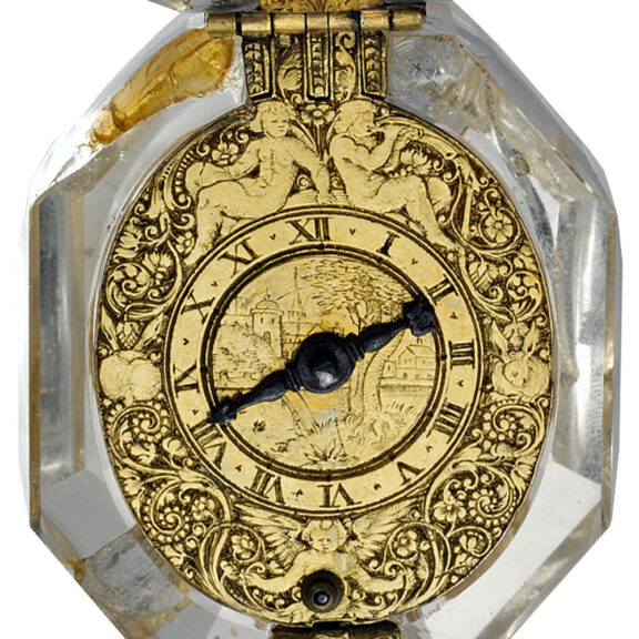 French rock crystal single-handed verge pendant watch Circa 1570 French rock crystal single-handed verge pendant watch Circa 1570