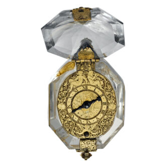 French rock crystal single-handed verge pendant watch Circa 1570