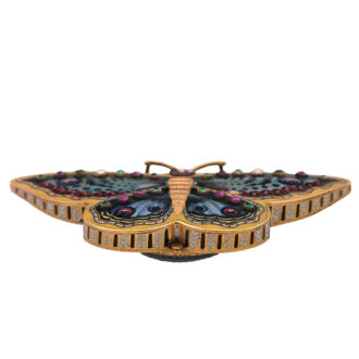 Swiss gold and enamel watch in the form of a butterfly Circa 1840-1850 Swiss gold and enamel watch in the form of a butterfly Circa 1840-1850