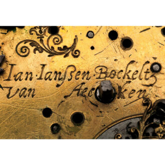Rare Dutch astronomical gilt clock watch with sundial Circa 1605