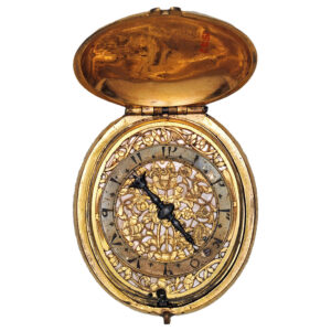 Rare French egg-shape pendant watch from the 17th century