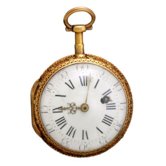 Multi color verge pocket watch Circa 1770