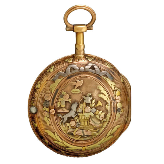 Multi color verge pocket watch Circa 1770 Multi color verge pocket watch Circa 1770