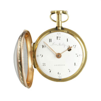 Beautifully decorated multi colour gold verge Circa 1790 Beautifully decorated multi colour gold verge Circa 1790