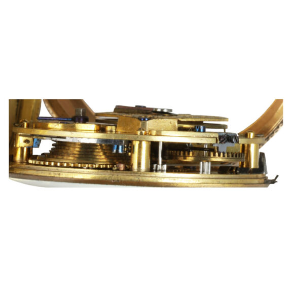 Beautifully decorated multi colour gold verge Circa 1790 Beautifully decorated multi colour gold verge Circa 1790