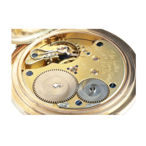 Very rare gold hunting cased chronometer watch Circa 1906 Very rare gold hunting cased chronometer watch Circa 1906
