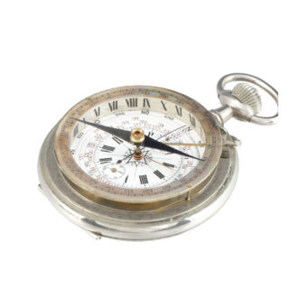 Swiss chronograph with compass and tachymeter Circa 1920