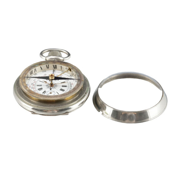 Swiss chronograph with compass and tachymeter Circa 1920 Swiss chronograph with compass and tachymeter Circa 1920