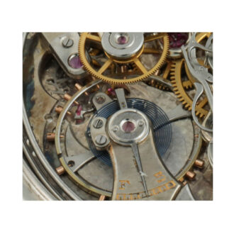 Elegant Swiss platinum min. repeating chronograph Circa 1915