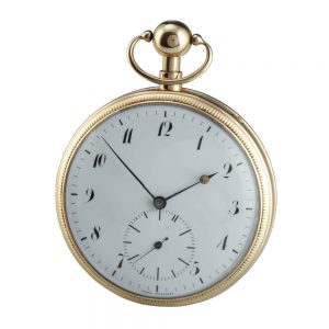 Gold repeater with dual wheel duplex escapement Circa 1824