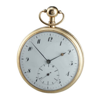 Gold repeater with dual wheel duplex escapement Circa 1824
