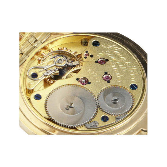 German 18 Carat gold full hunter anker chronometer Circa 1925 German 18 Carat gold full hunter anker chronometer Circa 1925