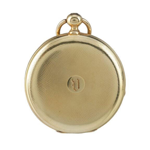 Swiss 18 Carat gold full hunter anker chronometer Circa 1840 Swiss 18 Carat gold full hunter anker chronometer Circa 1840