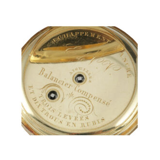 Swiss 18 Carat gold full hunter anker chronometer Circa 1840