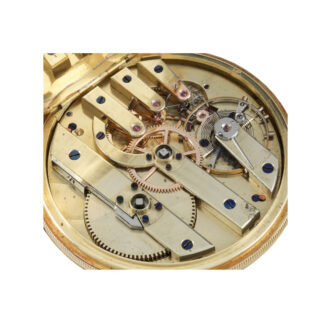 Swiss 18 Carat gold full hunter anker chronometer Circa 1840