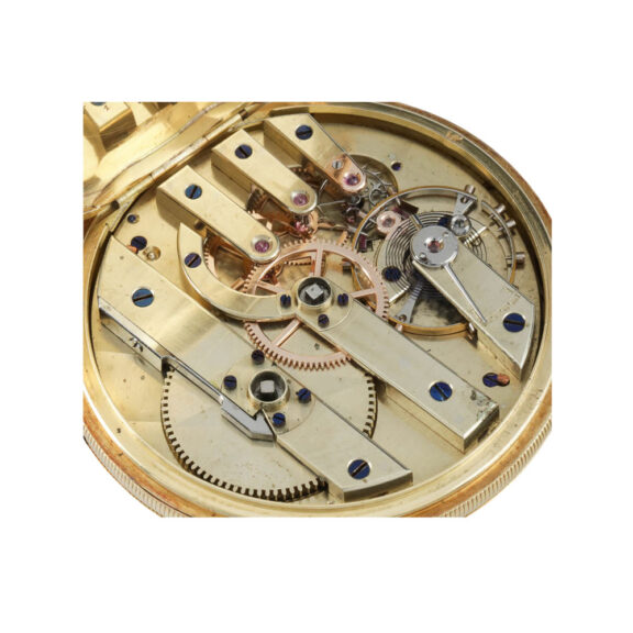 Swiss 18 Carat gold full hunter anker chronometer Circa 1840 Swiss 18 Carat gold full hunter anker chronometer Circa 1840