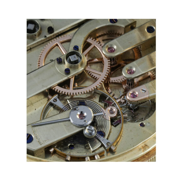 Swiss 18 Carat gold full hunter anker chronometer Circa 1840 Swiss 18 Carat gold full hunter anker chronometer Circa 1840