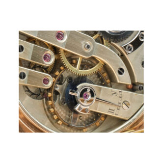 Swiss rose gold open faced anker chronometer Circa 1900