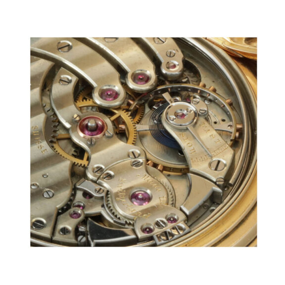 Swiss rose gold five minute repeating lever watch Circa 1898 Swiss rose gold five minute repeating lever watch Circa 1898