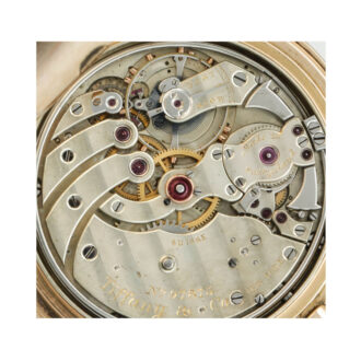 Swiss rose gold five minute repeating lever watch Circa 1898