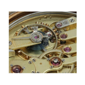 Repeating full hunter chronometer with register Circa 1884