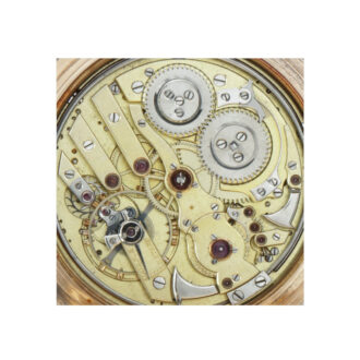 Repeating full hunter chronometer with register Circa 1884