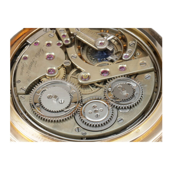 Swiss gold repeater with grande and petite sonnerie Circa 1870 Swiss gold repeater with grande and petite sonnerie Circa 1870