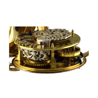 French gilt open faced repoussé oignon watch Circa 1700