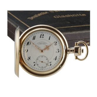German 14 carat gold hunting cased lever watch Circa 1923