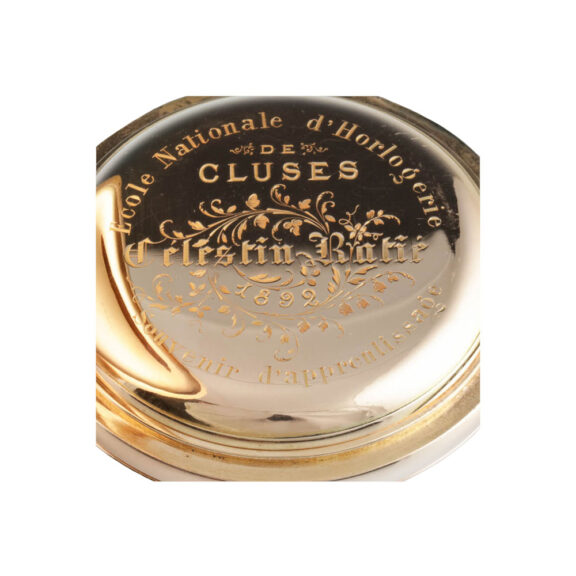 French full hunter chronometer with chronograph Circa 1892 French full hunter chronometer with chronograph Circa 1892