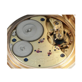 German 18 carat gold full hunter pocket watch Circa 1895 German 18 carat gold full hunter pocket watch Circa 1895