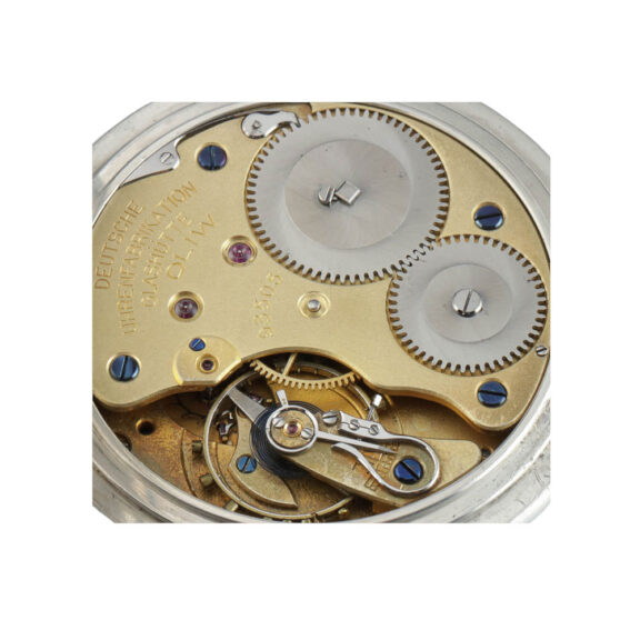 German silver open faced lever with rare 24h dial Circa 1937 German silver open faced lever with rare 24h dial Circa 1937
