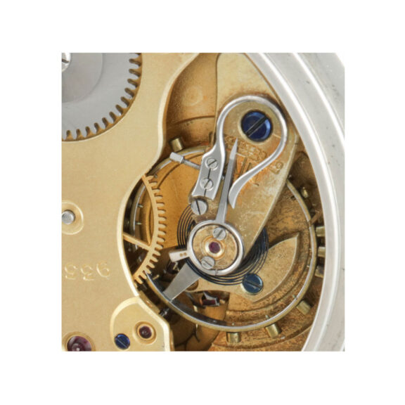 German silver open faced lever with rare 24h dial Circa 1937 German silver open faced lever with rare 24h dial Circa 1937
