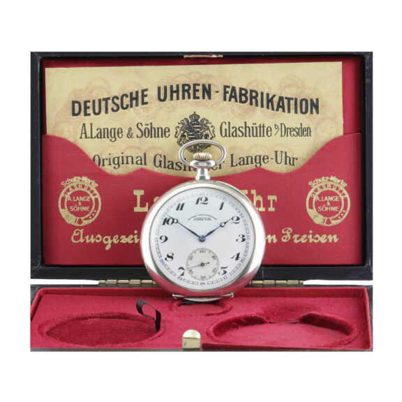 German silver open faced lever with rare 24h dial Circa 1937 German silver open faced lever with rare 24h dial Circa 1937