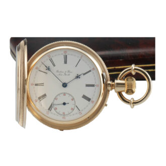 Swiss gold chronometer made for the US market Circa 1882