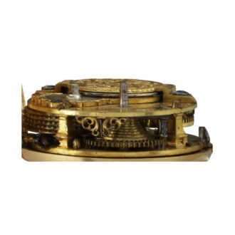 Rare English gold pair cased repoussé watch Circa 1780