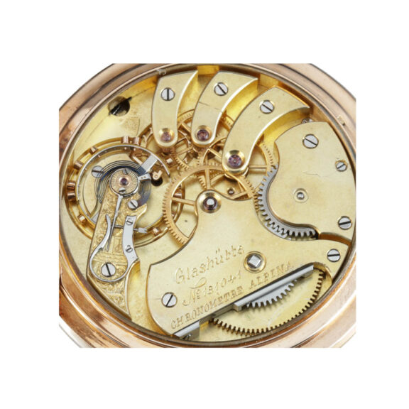 Rare, large German full hunter chronometer Alpina Circa 1915 Rare, large German full hunter chronometer Alpina Circa 1915