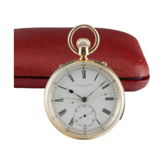 English minute repeating split second chronograph Circa 1884 English minute repeating split second chronograph Circa 1884