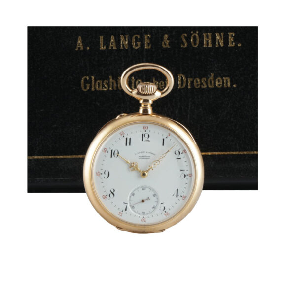 German 18k gold open faced lever pocket watch Circa 1884 German 18k gold open faced lever pocket watch Circa 1884
