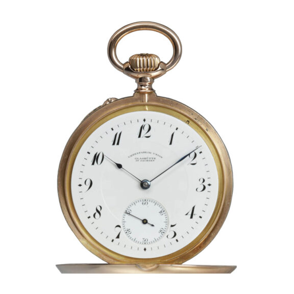 Very fine German gold open faced pocket watch Circa 1895
