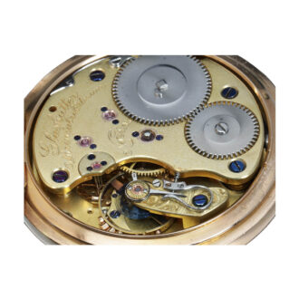 Very fine German gold open faced pocket watch Circa 1895