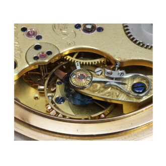 Very fine German gold open faced pocket watch Circa 1895