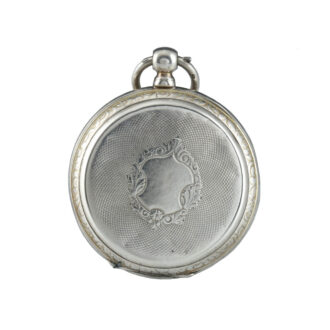Silver pair cased lever with skeletonized movement Circa 1860 Silver pair cased lever with skeletonized movement Circa 1860