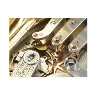 Swiss gold full hunter chronometer watch with date Circa 1870 Swiss gold full hunter chronometer watch with date Circa 1870