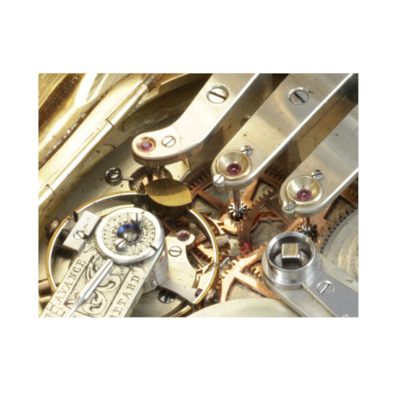 Swiss gold full hunter chronometer watch with date Circa 1870 Swiss gold full hunter chronometer watch with date Circa 1870